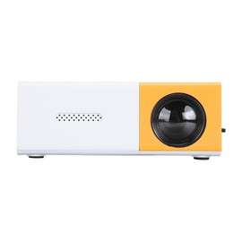 Portable Projector, 1080P Full HD Video Projector, Built-in HiFi Speaker, Compatible with HDMI, USB, Audio, TF Card, AV and Remote Control (EU Plug)