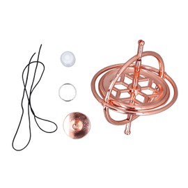 Alloy Gyroscope Toy Balance Relaxing Multi Functional Decompression Finger Gyroscope Toy Rose Gold