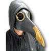 Johnniesfx Black & Gold Plague Doctor Latex Mask Steampunk Day