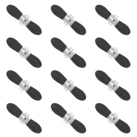 ieron 12pcs Corn On The Cob Skewers Stainless Steel Corn On The Cob Skewers, BBQ Utensils, Corn Rack, Corn On The Cob Holder, for Kitchen Tools (Black)