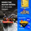 Mochila impermeable con correas y bolsillos, bolsa seca flotante para