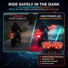Anki HappiGo Red Motorcycle Tail Light with License Plate Bracket