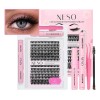 Kit De Extensiones De Pestaña 40d Neso Lash Natural Curve