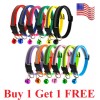 Unbranded Adjustable Reflective Nylon Cat Collar Bell For kitten Small