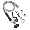 Pre Rinse Hose with Sprayer Valve, 38 Inch Commercial Dish