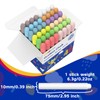 48PCS Wet-Erasable Dustless Chalk, Crayon-Touch Non-Toxic Chalk for Kids, Ideal