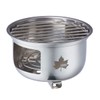 LOGOS 81062820 Mini Bonfire Stove, Silver, When Assembled: Approx. Width