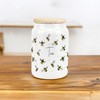Purely Home Scattered Bees Ceramic Decaf Storage Canister - Bumblebee