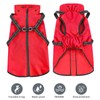 Mosucoirl Dog Raincoat Waterproof Dog Hoodie Reflective Dog Raincoat Hooded