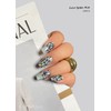 AutyaMee Semi Cured Gel Nail Strips (Laser Spider Web), Halloween,