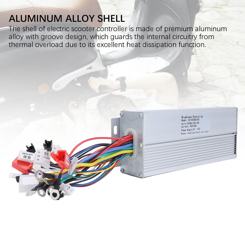 48V 60V 64V 1500W Electric Scooter Controller Intelligent Brushless Motor