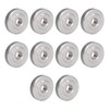 Knurled Thumb Nut 304 Stainless Steel Knurled Flat Head Through