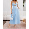BTFBM Women 2024 Summer Spaghetti Strap Dress Sleeveless V Neck