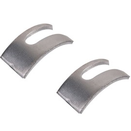 cyclingcolors 2x Segment Part Body Connector Half Moon Nuts Nuts Furniture Round 38 mm Steel Screws Antique Vintage Bed Half Moon