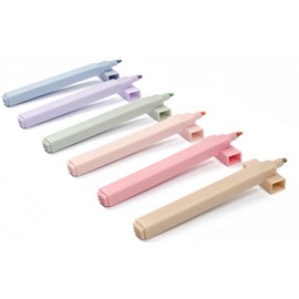 dhaikkkd Colourful highlighter pack of 12 highlighter pen tag pen office gadgets brush pen mext marker pastel glow pens