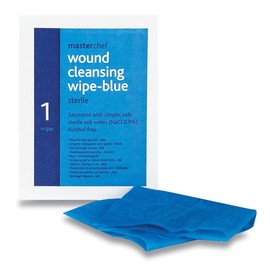 Reliance Medical REL714 Reliwipe Wound Cleansing Wipe, Blue (Pack of 100)