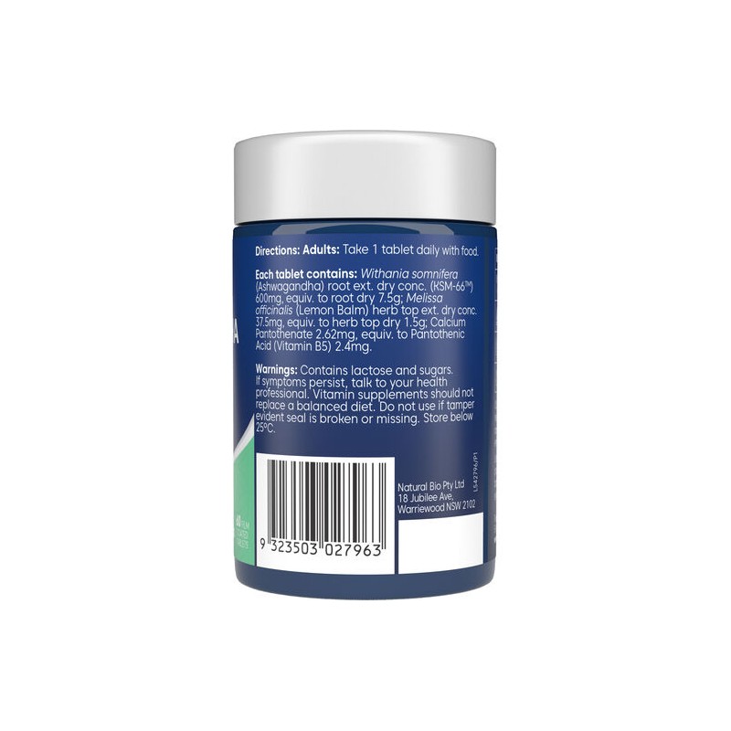 Bioglan Ashwagandha Plus Tablets 60