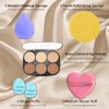 Kit de maquillaje Bissú Contour Palette 1 palicador 2 Aplicadores