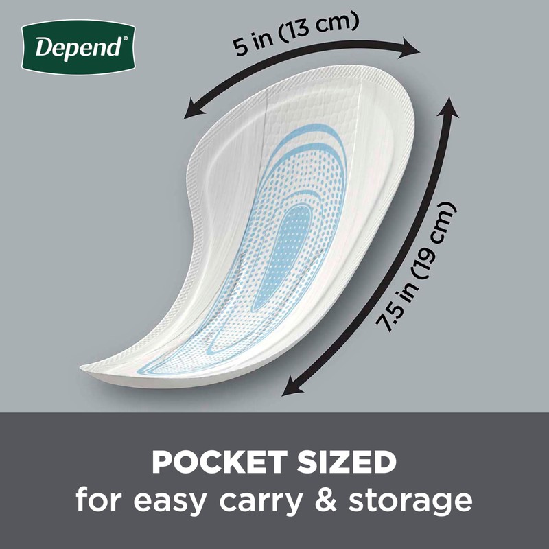Depend Shields Incontinence Pads for Men, Light Absorbency, 90 Count