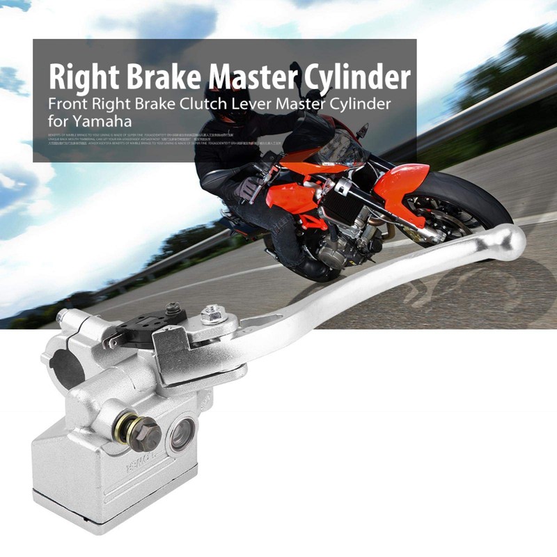 mumisuto Motorcycle Master Cylinder,7/8" 22mm Motorcycle Front Right Hydraulic Brake