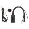 Car Bluetooth Audio Cable Adapter with Microphone Hands Free Replacement