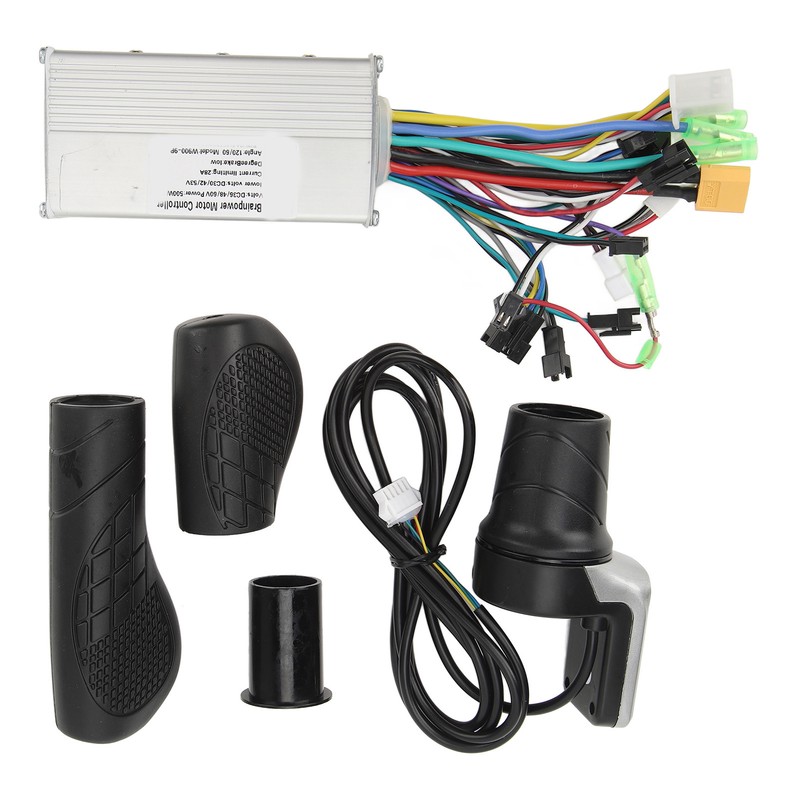 Half Twist Throttle Grip with Display Meter 3 Modes Sine