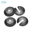 PATIKIL Water Pipe Cover Decoration Fit 0.55"-1.77"(14-45mm), 4 Pcs Flange