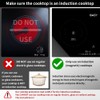 Induction Cooktop Protector 10" (26cm), Induction Cooktop Mat - Silicone