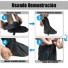 Cubiertas de Zapatos Impermeable Cubrecalzado PVC - Reutilizables Cubrecalzado, Equipo