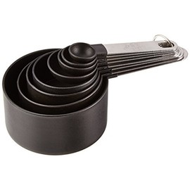 Cooks on Fire 8 Piece Measuring Spoon, Black