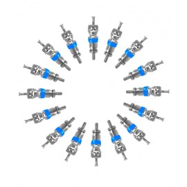 100Pcs High Pressure Valve Cores With Teflon Seal Compatible With R410 R32 R22 Refrigerant,Replacement For AC And Refrigeration Systems