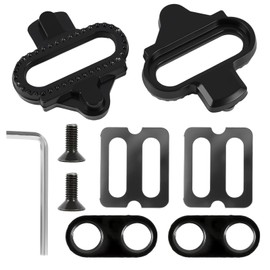 SPD Cleats Compatible with Shimano SH51 SH56, Bike Cleats Anti-Slip Cleat Plates, Includes Screws Washers, for MTB & Indoor Spinning