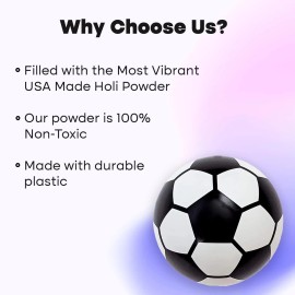 Simply Health Gender Reveal Soccer Ball Kick To Reveal Pink Blue Powder Smoke Experience 80...