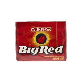 Wrigley's Big Red Chewing Gum 15 Sticks 5 Packs Free Shipping