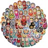 Russia 20 Random Russian Nesting Doll Stickers Decals Laptop Hydro