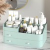 MIUOPUR Makeup Organizer for Vanity, Large Capacity Desk Organizer with
