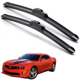 EZ Motoring For 2010-2015 Chevy Camaro Windshield Wiper Blades J-HOOK Hybrid Silicone