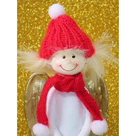 Pommerntraum ® Christmas Angel Crazy Angel Guardian Angel Christmas Figure Decoration Figure Desk Figure Normal Can Anyone (Stella)