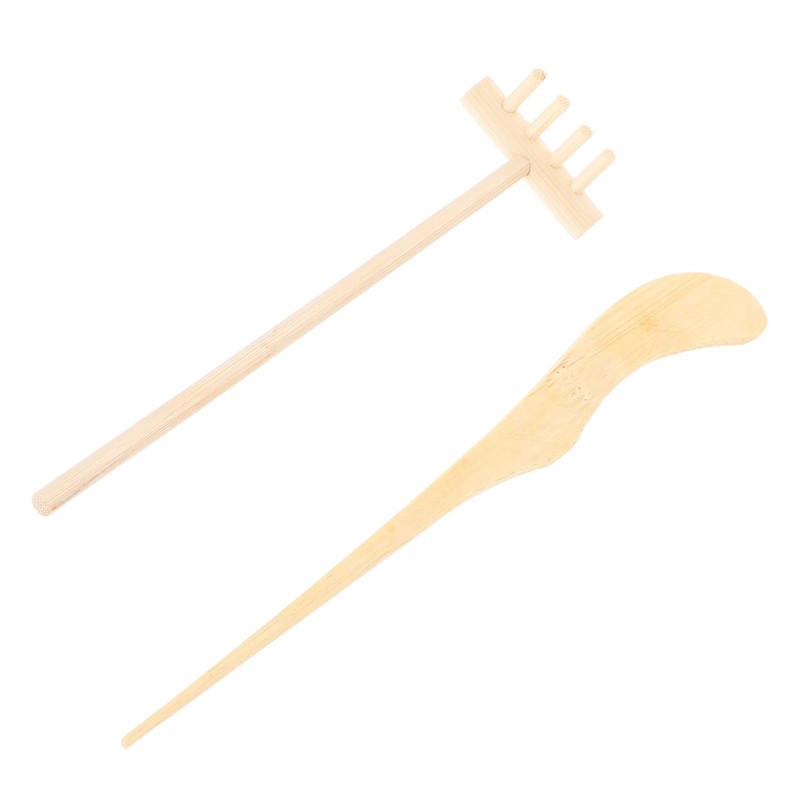 VILLFUL 1 Set Mini Zen Garden Tools Rake Accessories for