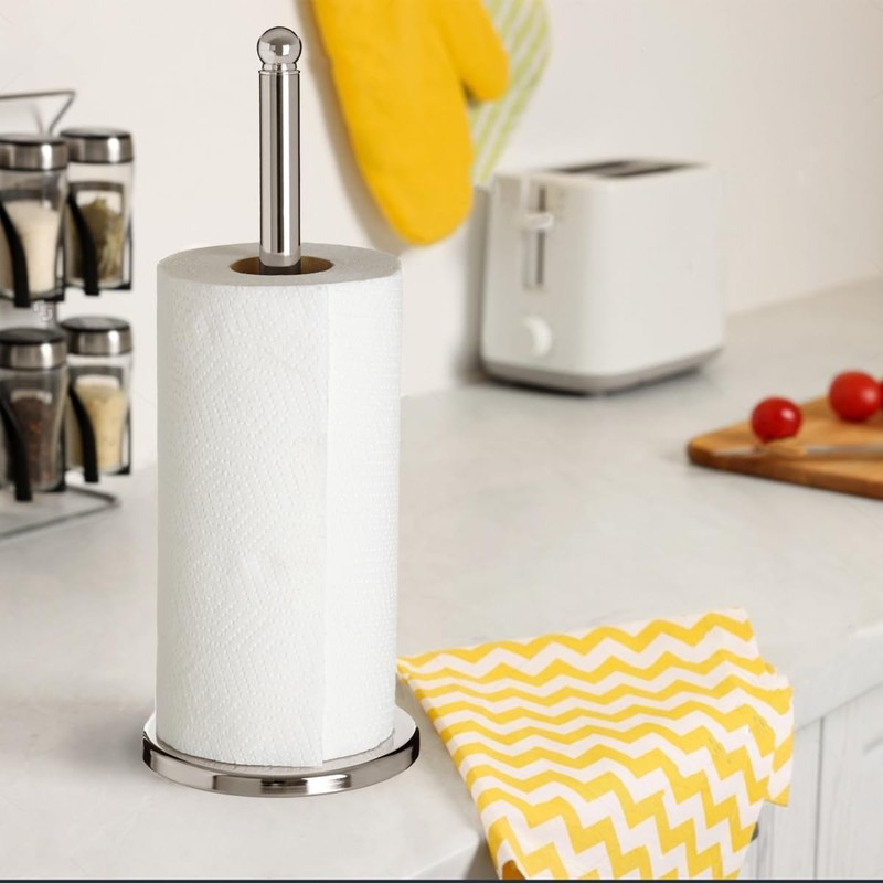 Premier Housewares Kitchen Roll Holder - Chrome