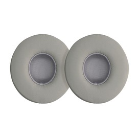 kwmobile 2X Ohr Polster kompatibel mit Beats Solo 2 Wireless/Solo 3 Wireless - Kopfhörer Ohrpolster aus Schafsleder - Leder Polster für Over Ear Headphones