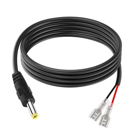 Trail Camera Power Cord, 79inch/2m DC External Power Cable, 4.0x1.7mm DC Plug Cord Compatible with Portable Power Banks, Solar Panels, Universal Wildlife Trail Game Cameras & Doorbell Cameras