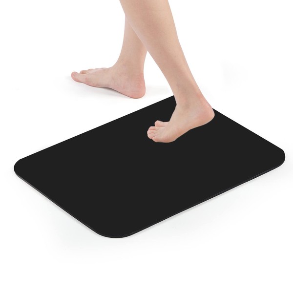SVOHZAV Diatomaceous Earth Bath Mat, Soft, Quick Drying, Super Absorbent, Large, Foot Wipe Mat, Smooth, Soft to the Touch, Eco Mat, Anti-Slip, Toilet Mat, Smaller, Kitchen Mat, Crack-Resistant, Bath