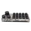 USB Mini 15 Key Keypad with 3 Knobs Type C