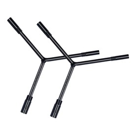 pgroup T - Handle Metric Socket Wrench Set 6- Point (15mm,16mm,17mm, 18mm,19mm) Cr-V Steel Lug Wrench Hex Socket for Motorcycle Car Bicycle Repair (5 Pack)