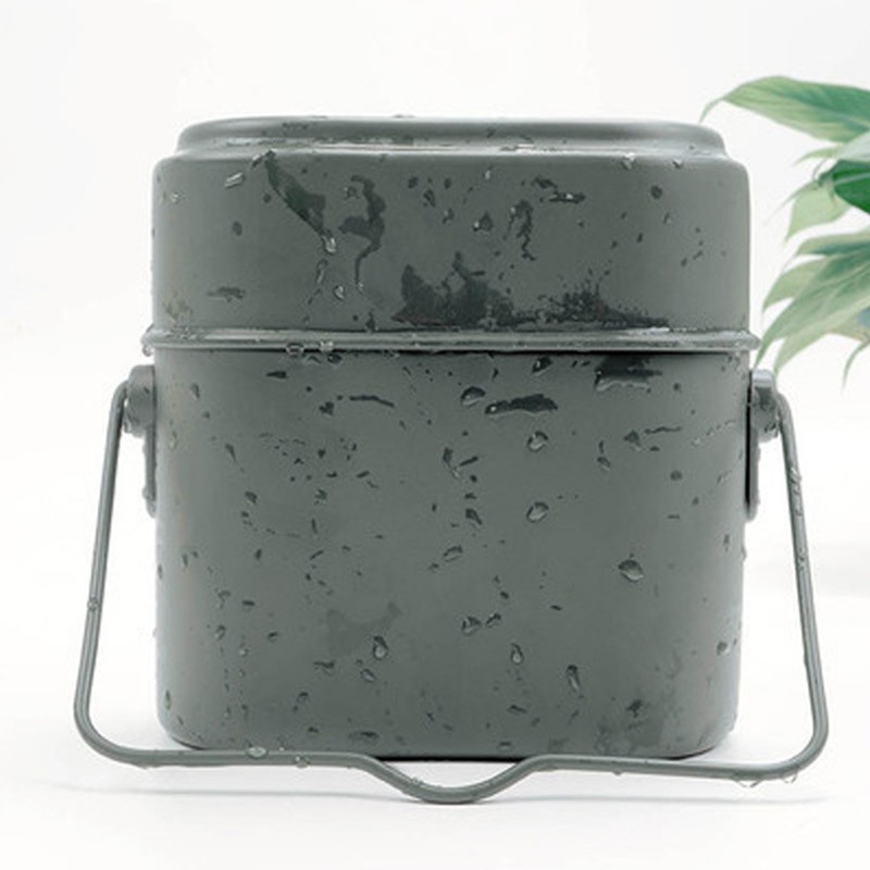 Military Mess Tin Multifunction Proper Size Aluminium Alloy Portable Military