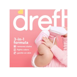 Dreft Stage 1 Newborn Baby Liquid Laundry Detergent, Gentle on Sensitive Skin, HE Compatible, 64 loads