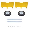 AIWFL Panel Dolly Heavy Duty Door Cart 660LBS Capacity Adjustable