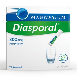 Magnesium Diasporal 300mg Drinking Granules: For Magnesium Deficiency That Can Lead to Muscle Cramps, Pure Magnesium Citrate, 50 Sticks