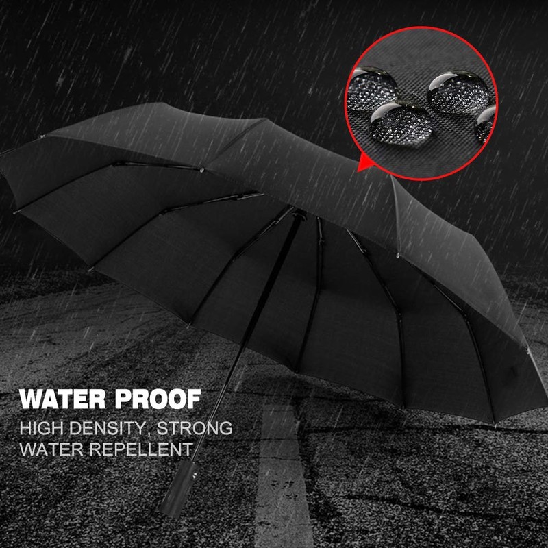HYCOPROT Umbrella, Stormproof up to 140 km/h, Strong Windproof Pocket